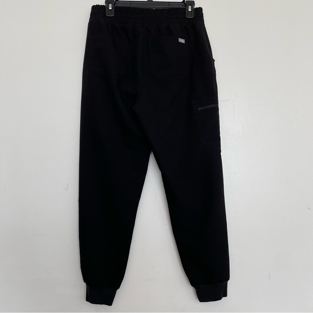 Women’s FIGS High Waisted Zamora Jogger Scrub Pants Black 1926 Size MP - Picture 2 of 7